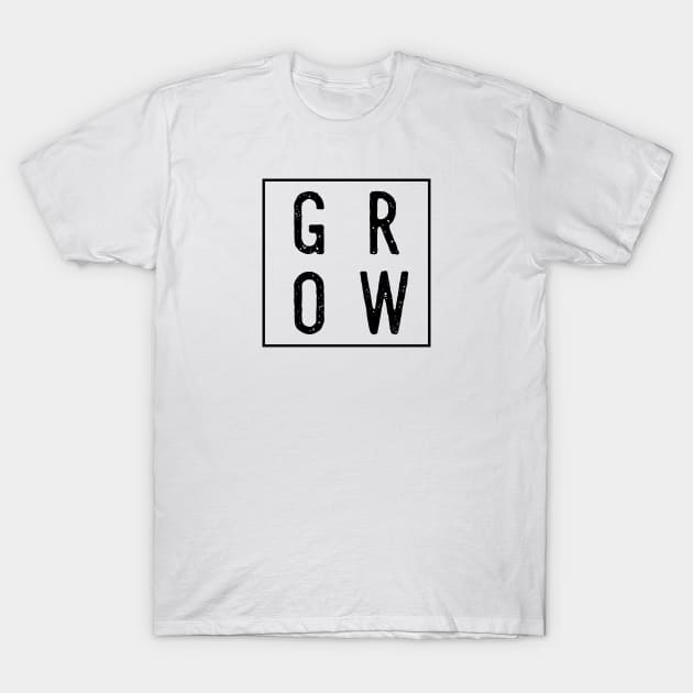 GROW Square T-Shirt by Move Mtns